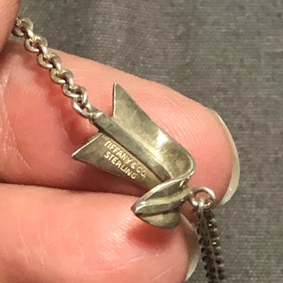 SOLD*Tiffany & Co. Sterling Vintage bent arrow - Picture 3 of 5